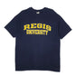 Mens Navy Champion Regis University Vintage 90s Short Sleeve T Shirt