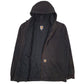 Mens Grey Carhartt Quilt Lined Padded Full Zip Jumper