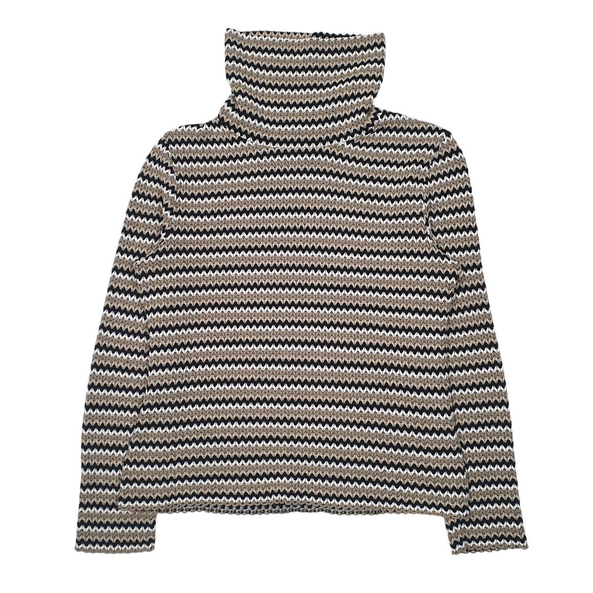 Womens Brown Colours Of The World  Turtle Neck Jumper