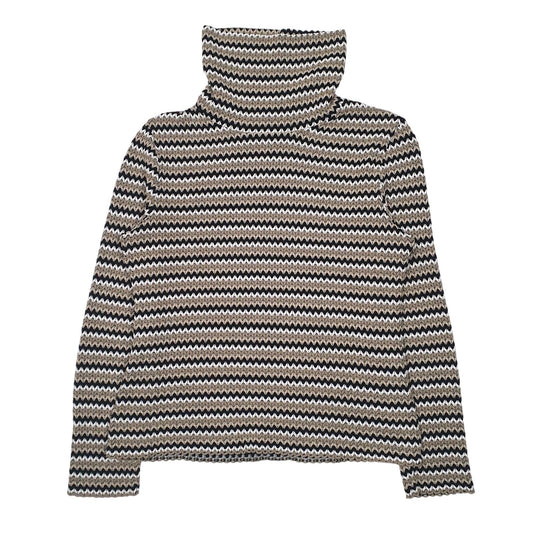 Womens Brown Colours Of The World  Turtle Neck Jumper