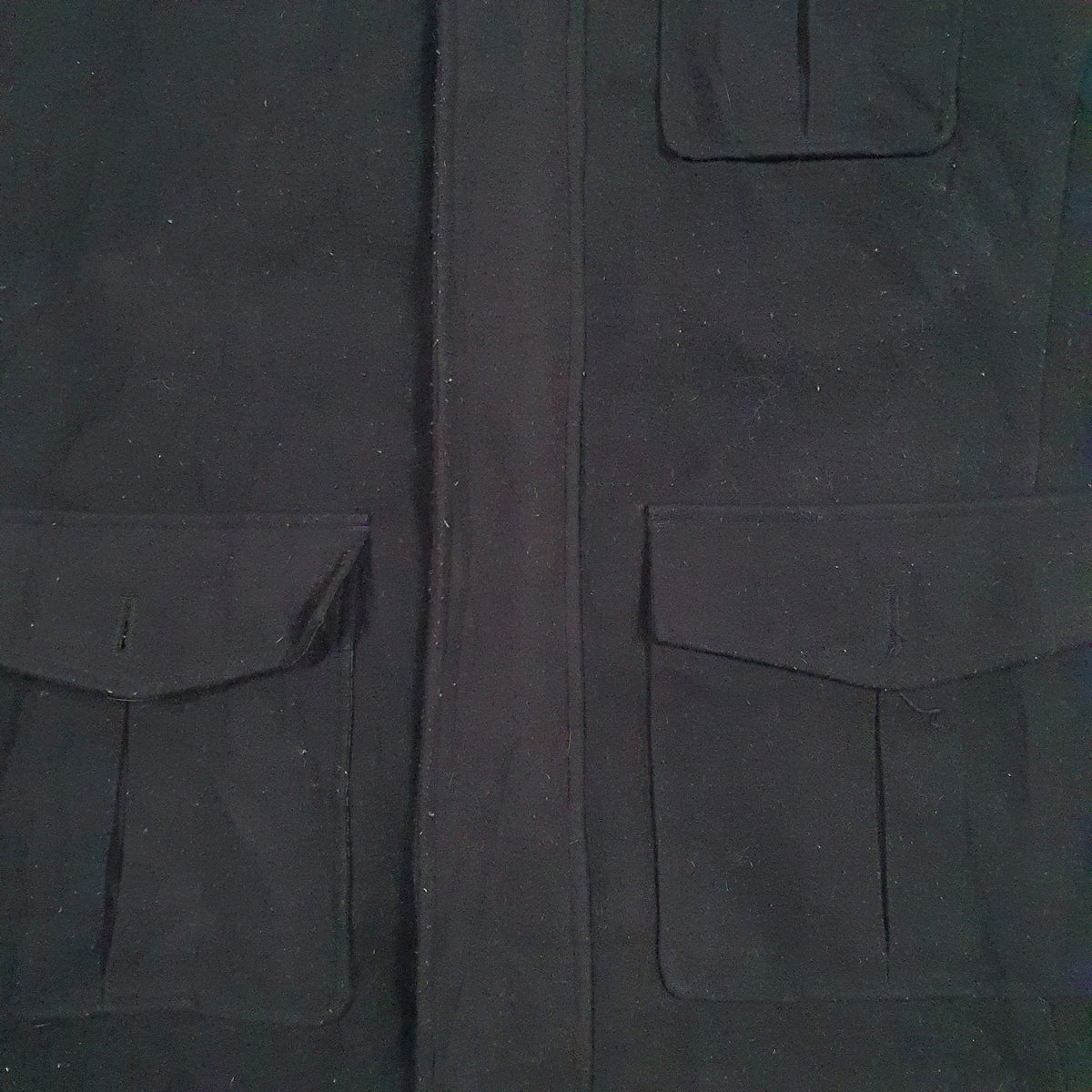 Mens Black Levis   Coat