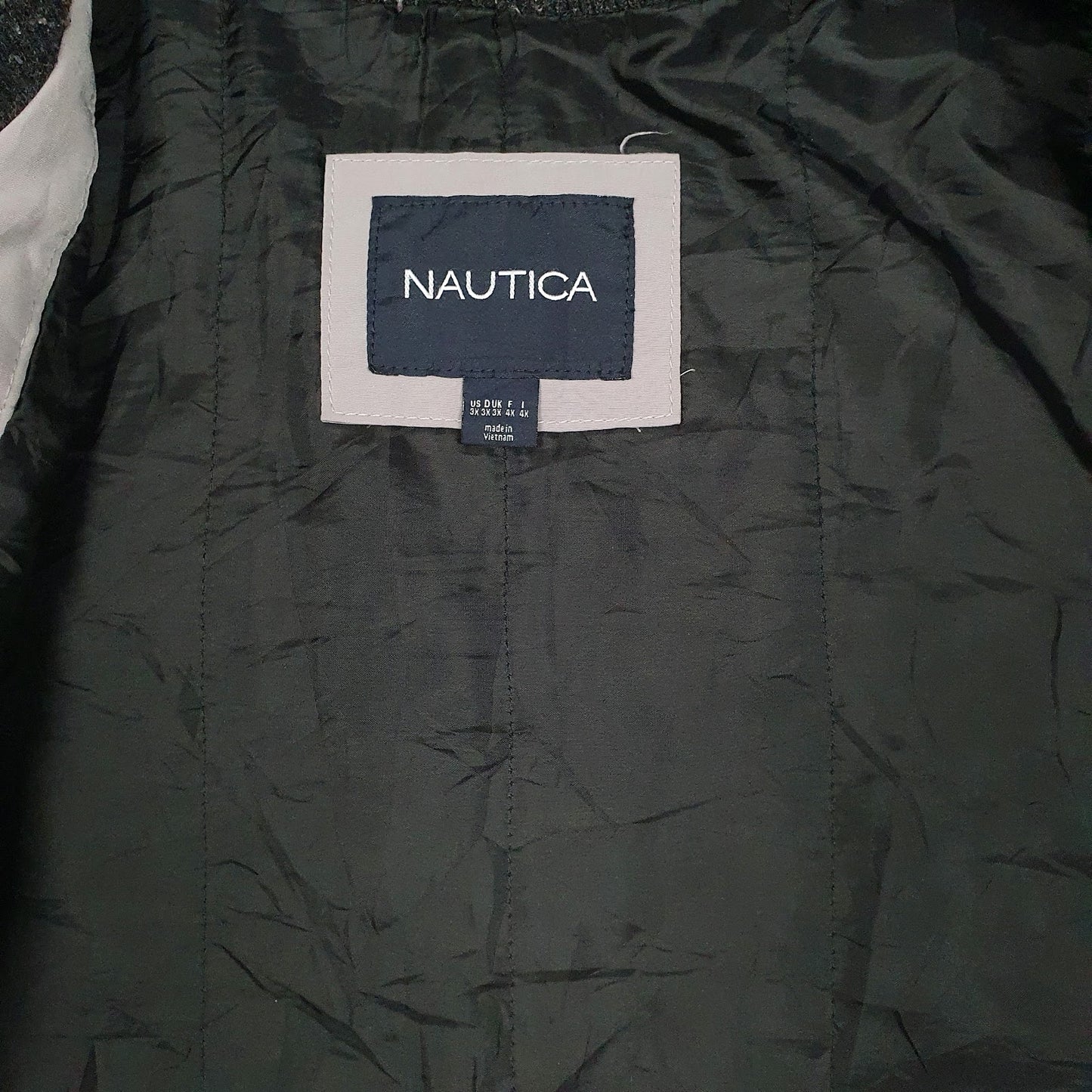 Womens Black Nautica Windbreaker  Coat
