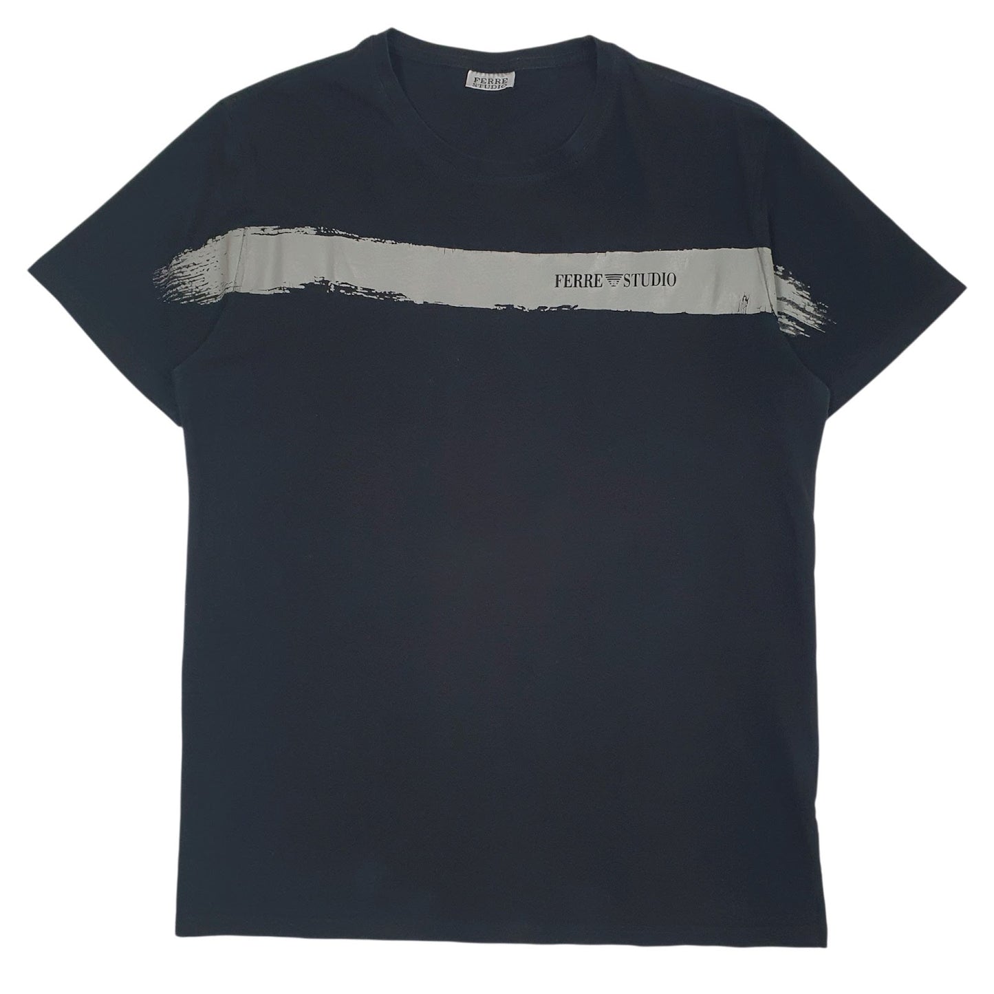 Mens Black Ferre Studio  Short Sleeve T Shirt