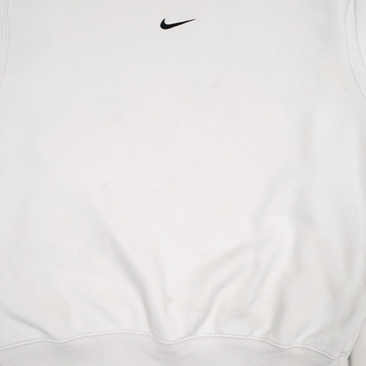Mens White Nike  Crewneck Jumper