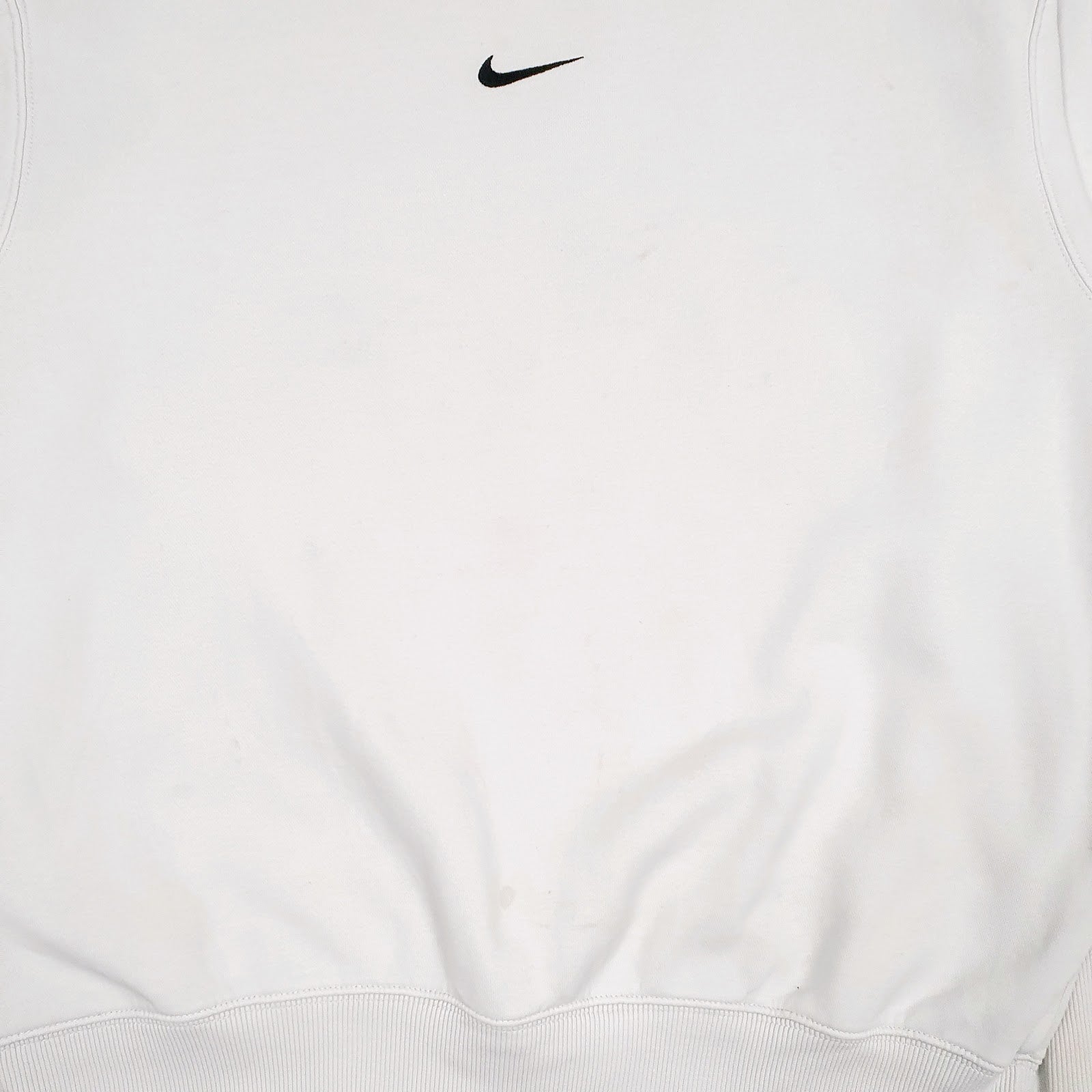 Mens White Nike  Crewneck Jumper