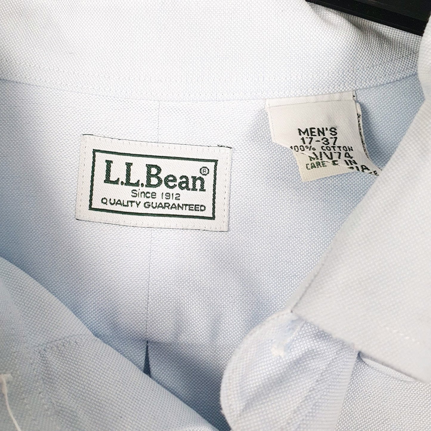Mens Blue L.L.Bean   Shirt