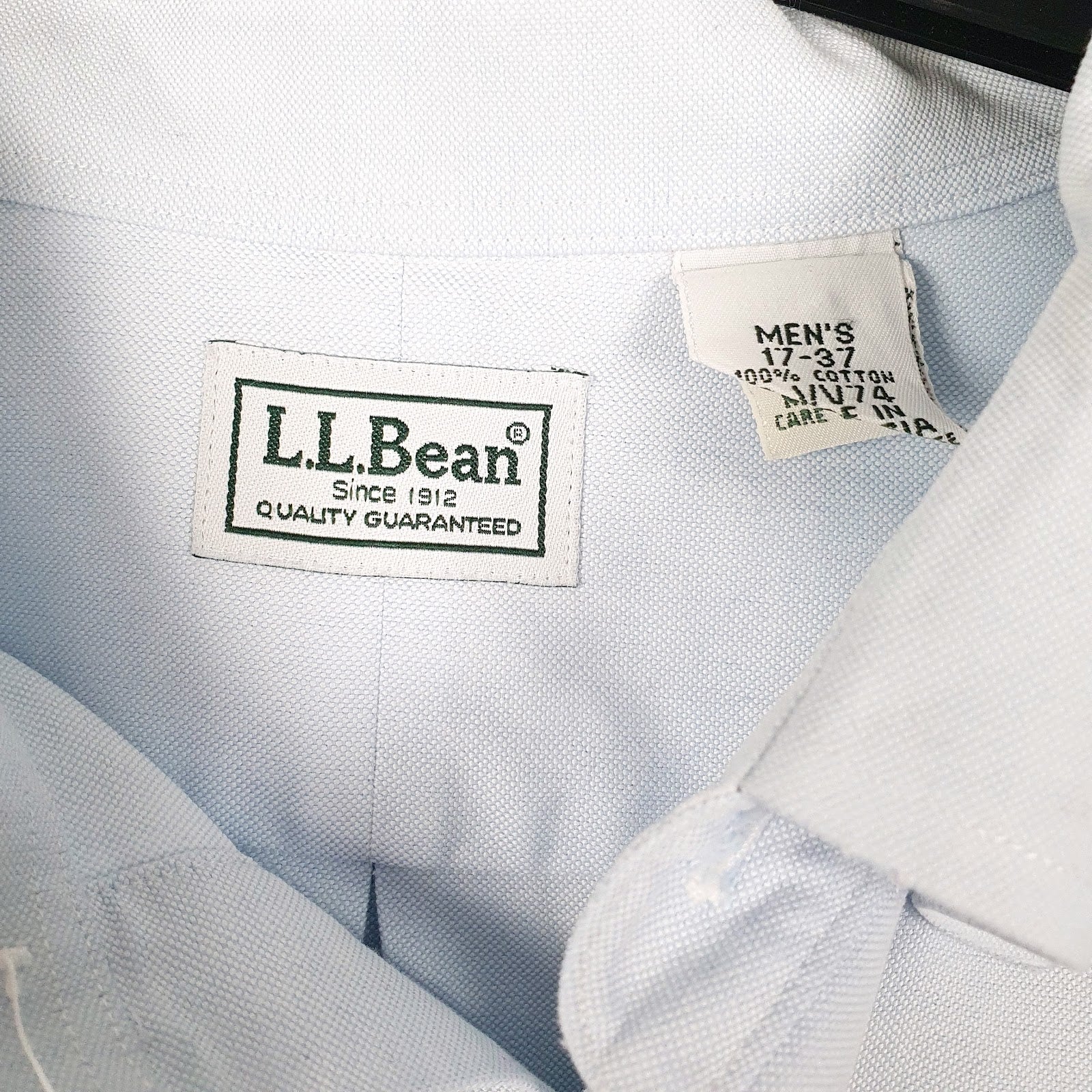 Mens Blue L.L.Bean   Shirt