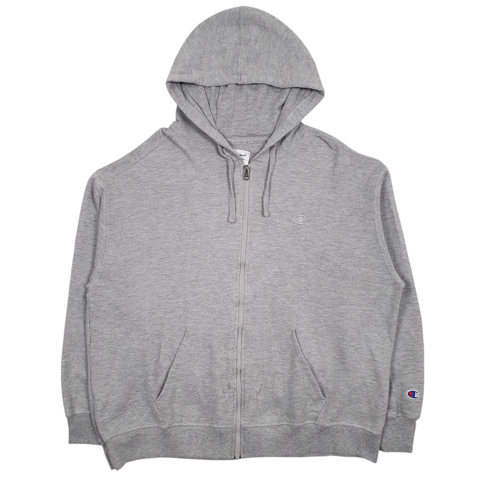 Womens Grey Champion  Full Zip Jumper