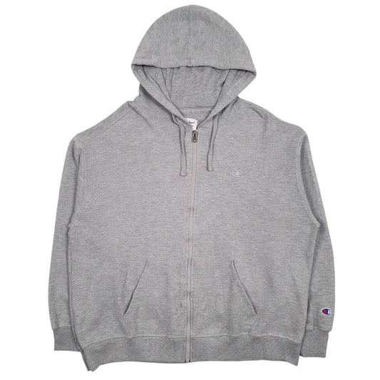 Womens Grey Champion  Full Zip Jumper
