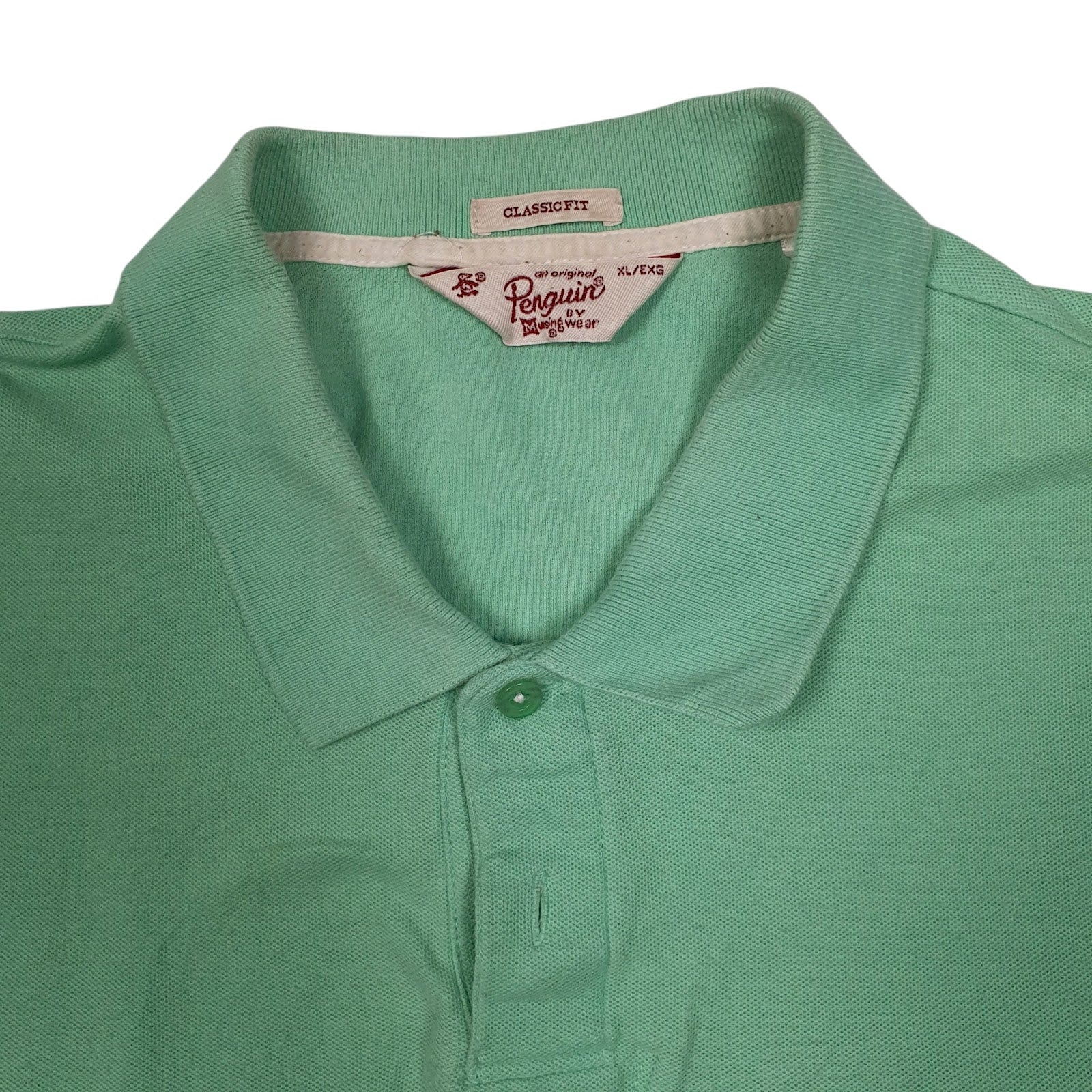 Mens Green Penguin   Polo Shirt