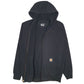 Mens Black Carhartt  Full Zip Jumper