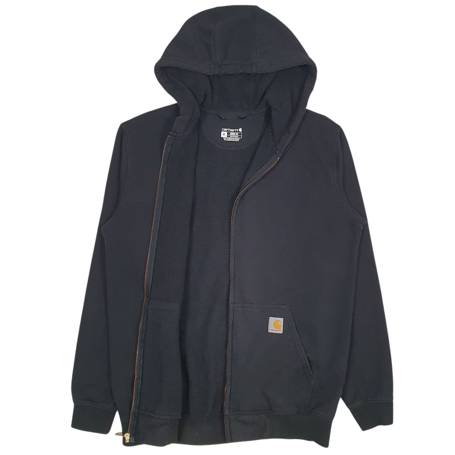 Mens Black Carhartt  Full Zip Jumper