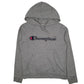 Mens Grey Champion  Hoodie Jumper