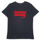 Mens Black Carrera Spellout Short Sleeve T Shirt