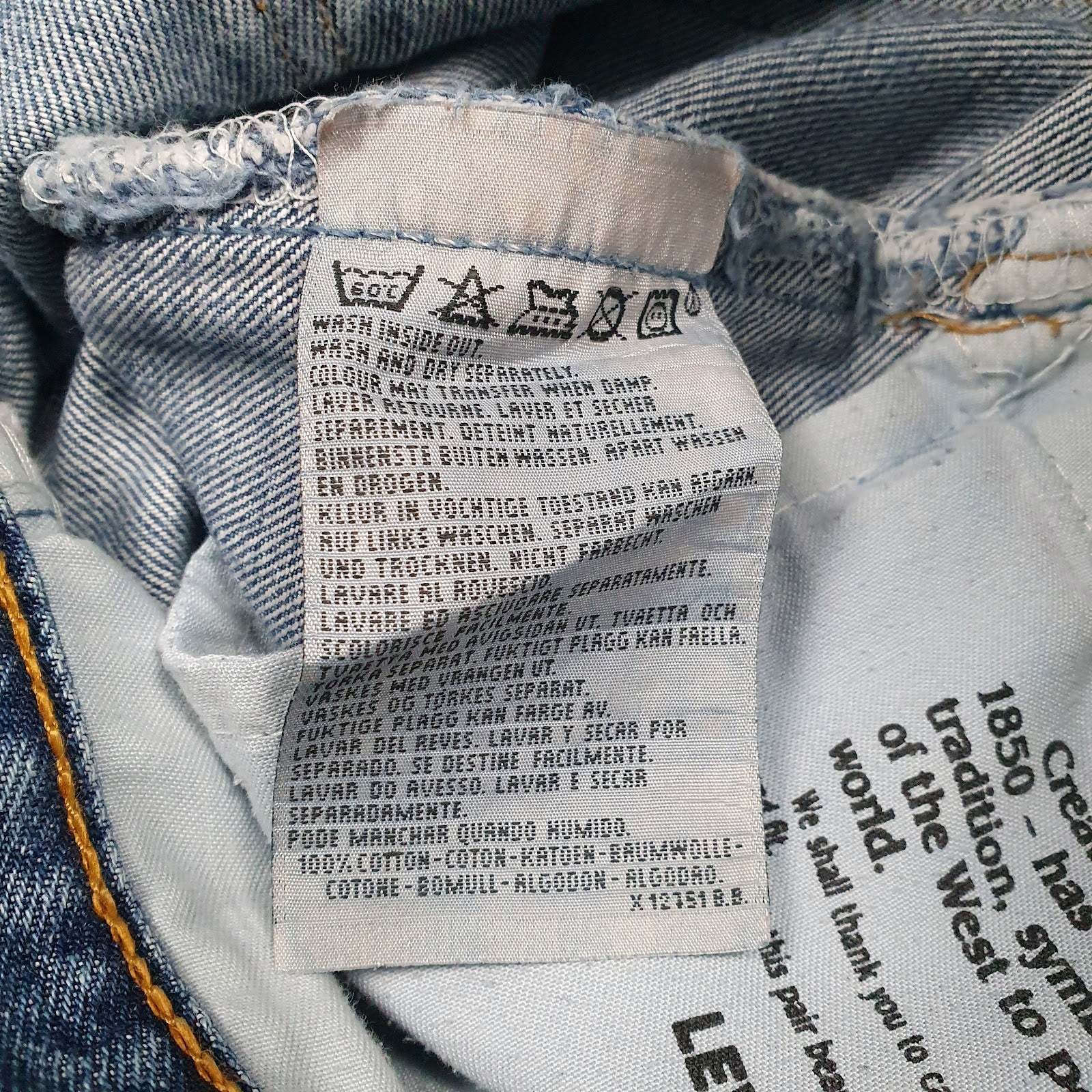 Mens Blue Levis   Jeans