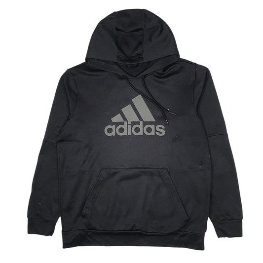 Mens Black Adidas  Hoodie Jumper