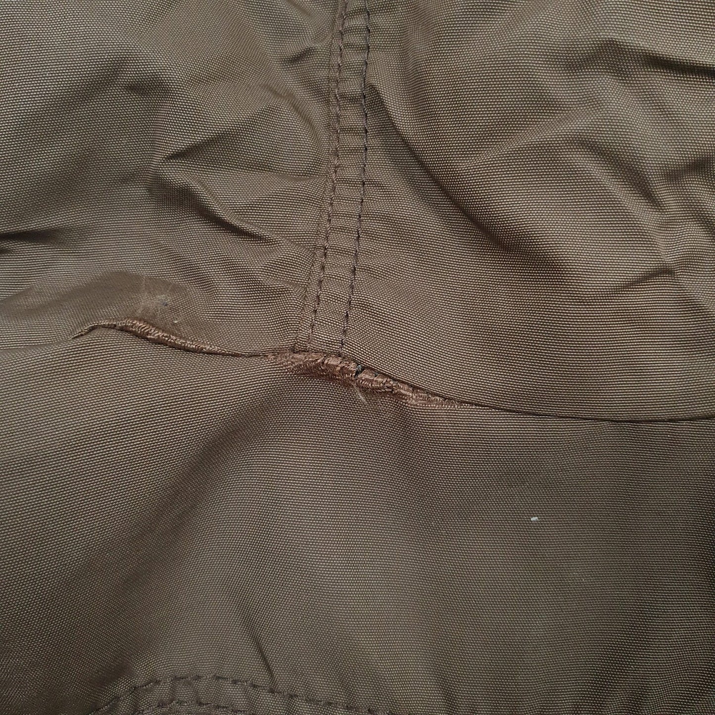 Womens Brown Armani Jeans Trench Longline Padded  Coat