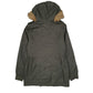 Womens Green Levis Sherpa Lined  Coat