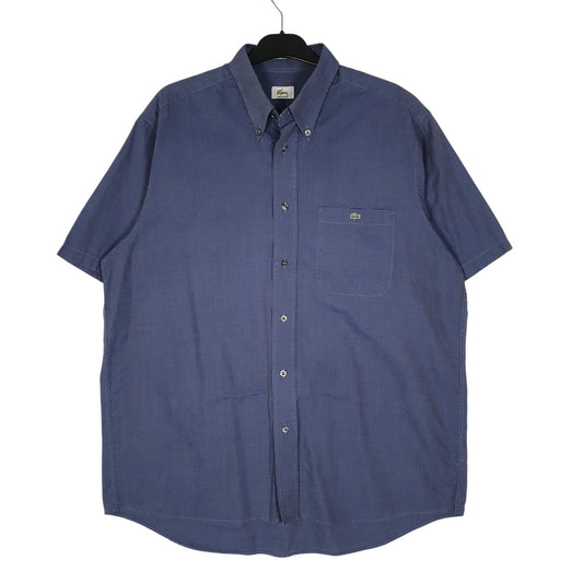 Mens Navy Lacoste  Short Sleeve Shirt