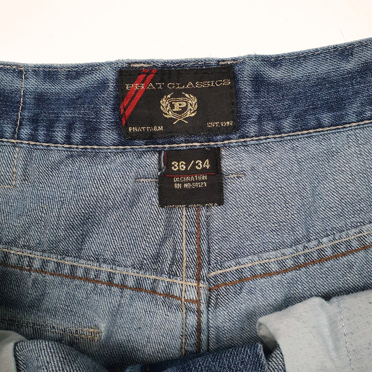 Mens Blue Phat Classics   Shorts