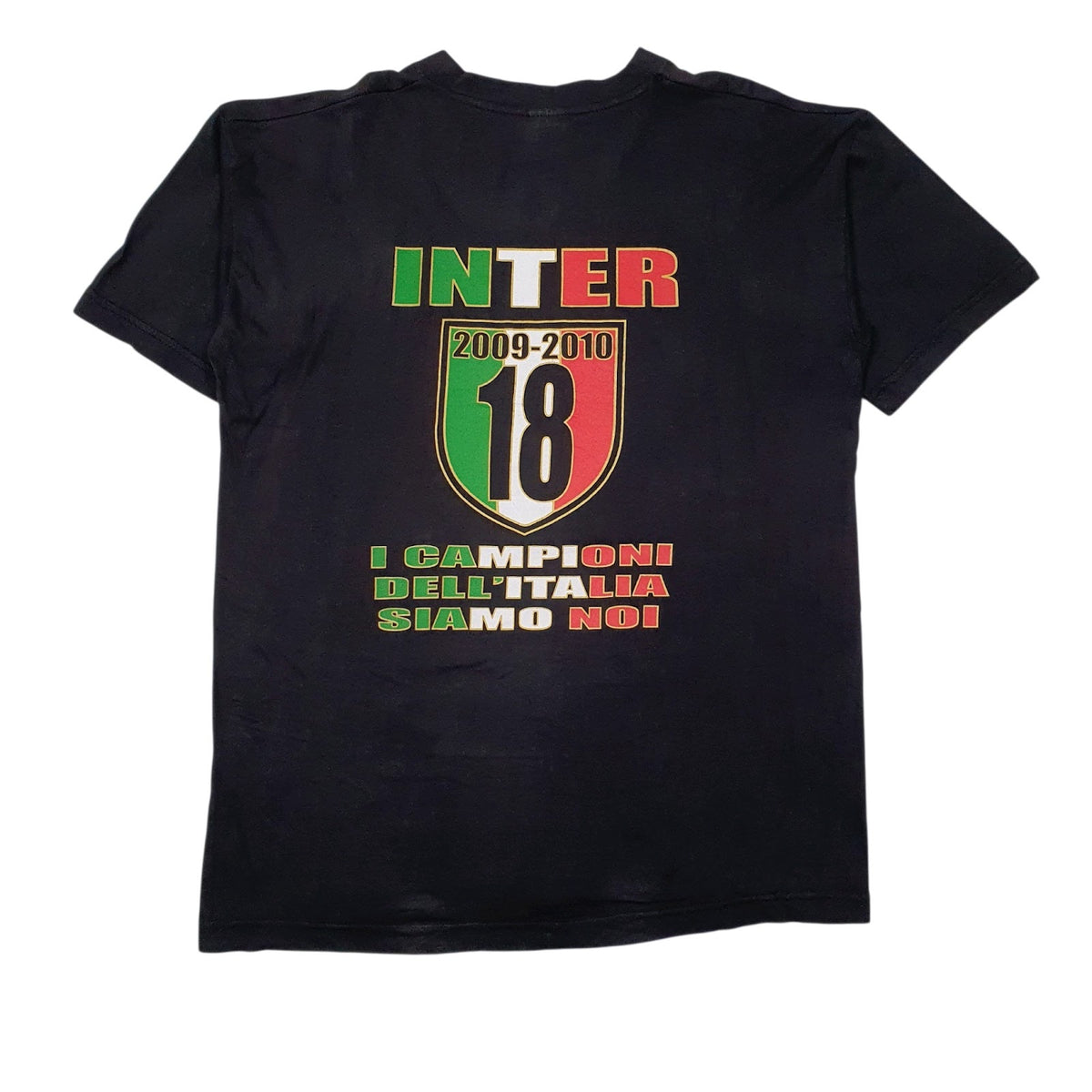 Mens Black Unbranded Vintage 00s Campioni D' Italia Inter  T Shirt