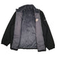 Womens Black Reebok Fleece Lined Puffer  Coat