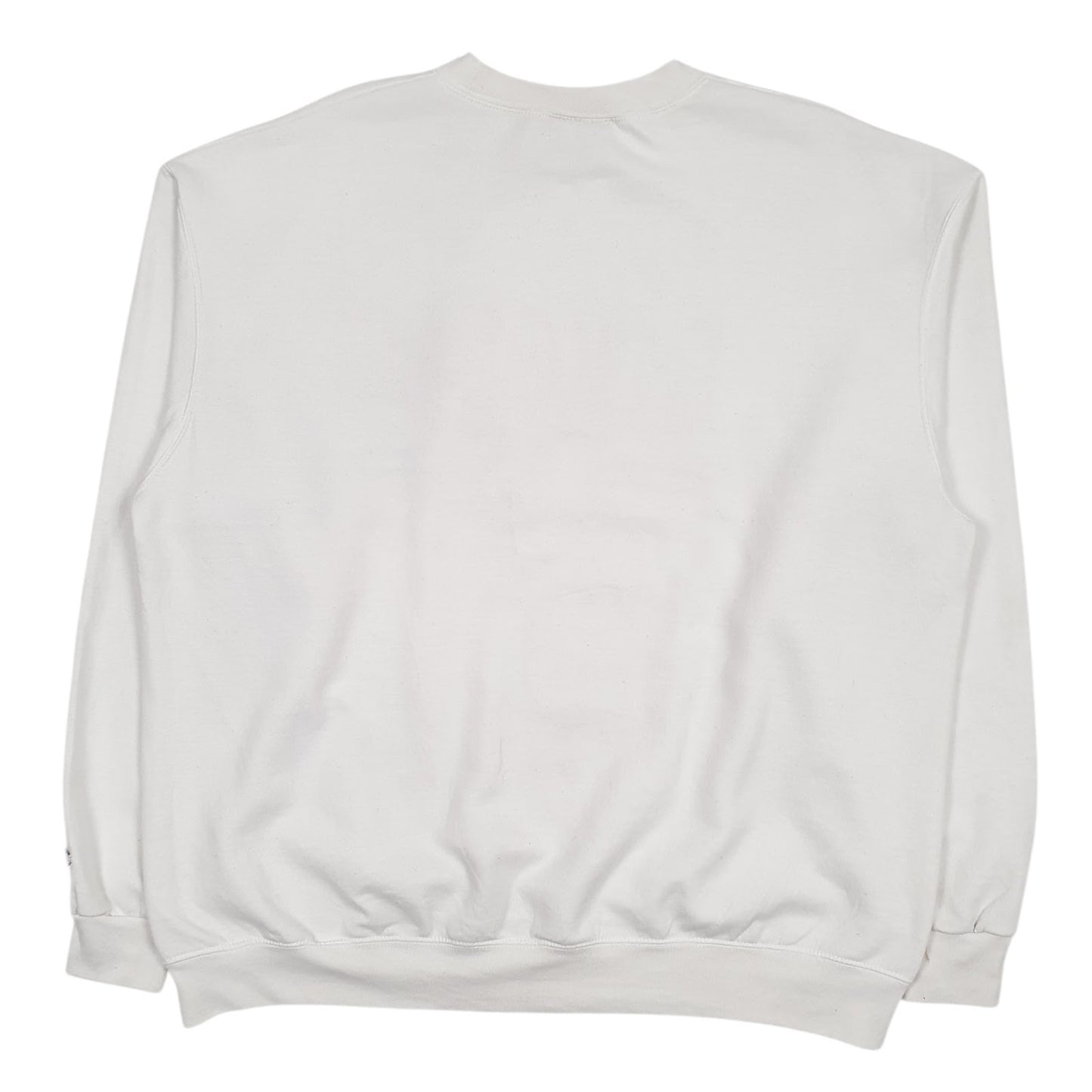 Mens White Champion Miami Hurricanes Crewneck Jumper