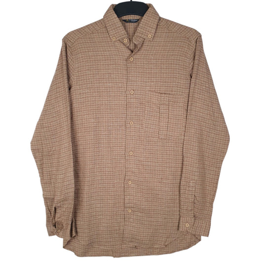 Mens Brown Confezioni Borgo Vintage Long Sleeve Shirt