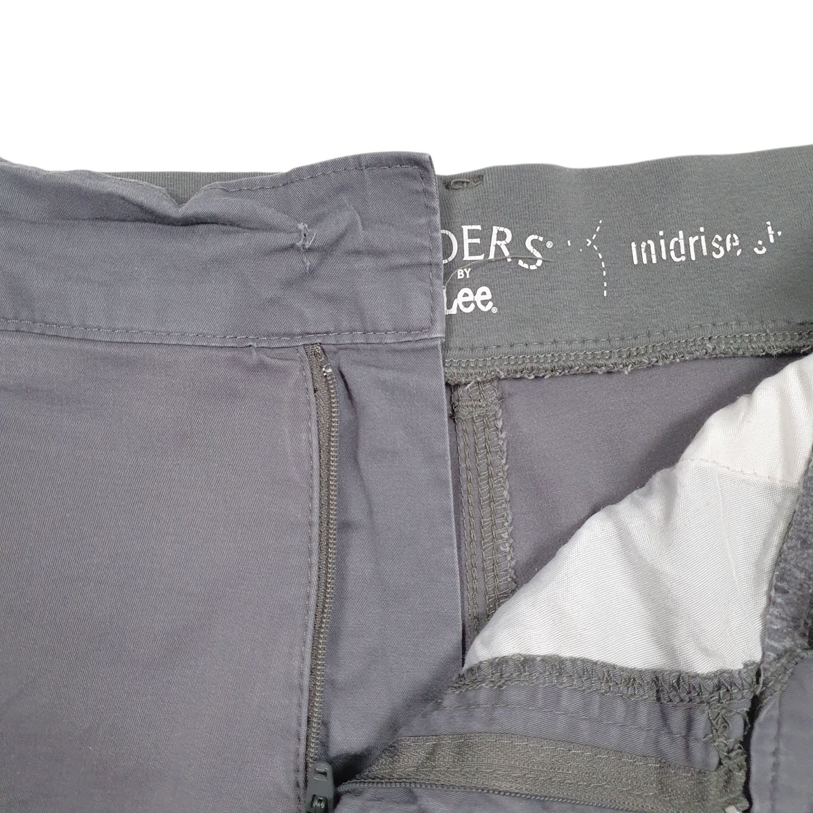 Womens Grey Lee Riders  Shorts