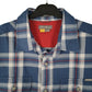 Mens Blue Eddie Bauer Flannel  Shirt