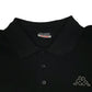 Mens Black Kappa   Polo Shirt