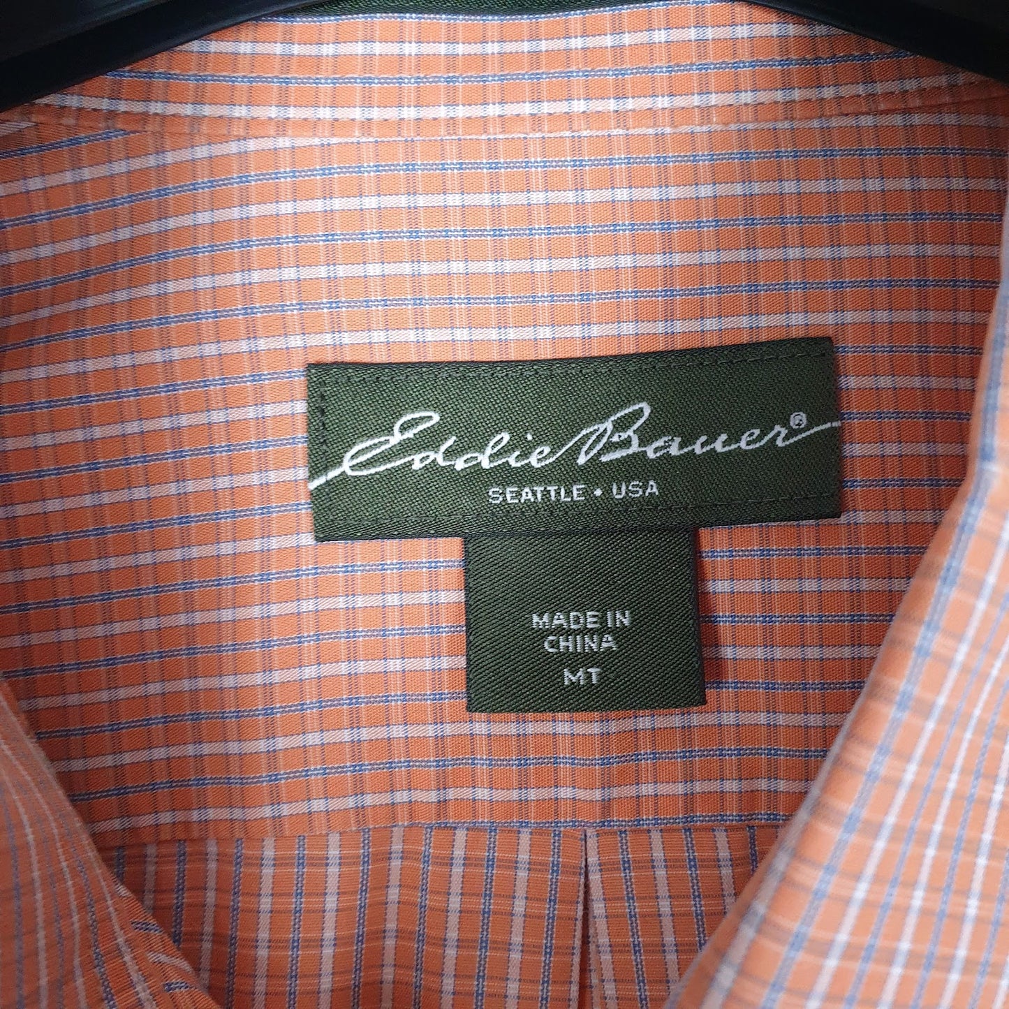 Mens Orange Eddie Bauer   Shirt