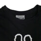 Mens Black Kappa   T Shirt