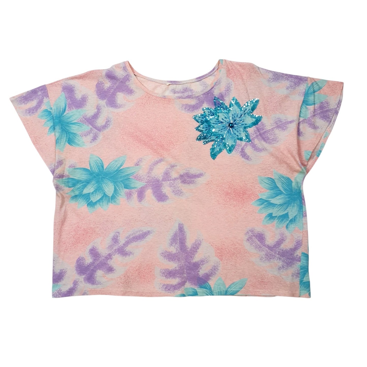 Womens Pink Unbranded  Short Sleeve T Shirt