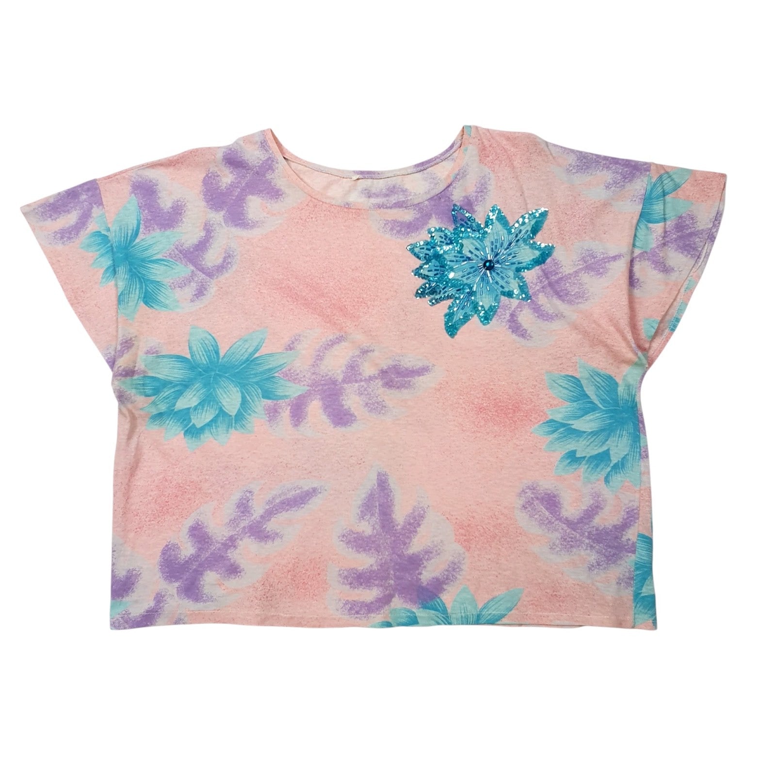 Womens Pink Unbranded  Short Sleeve T Shirt
