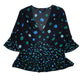 Womens Black Wednesdays Girl Blouse Short Sleeve T Shirt