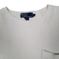 Mens White Polo Ralph Lauren Vintage 90s Thermal Crewneck Jumper