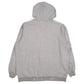 Mens Grey Adidas Spellout Hoodie Jumper