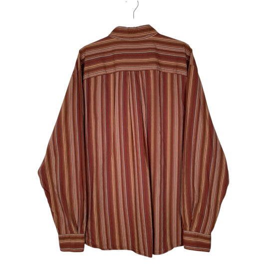 Mens Orange Eddie Bauer Vintage 00s  Shirt