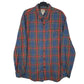 Mens Blue L.L.Bean Flannel Long Sleeve Shirt