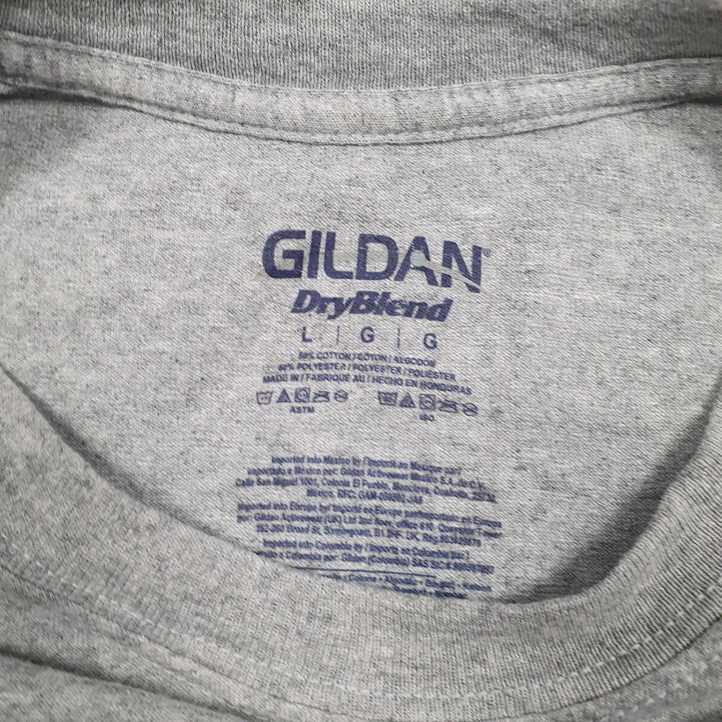 Mens Grey Gildan South Athletics  T Shirt