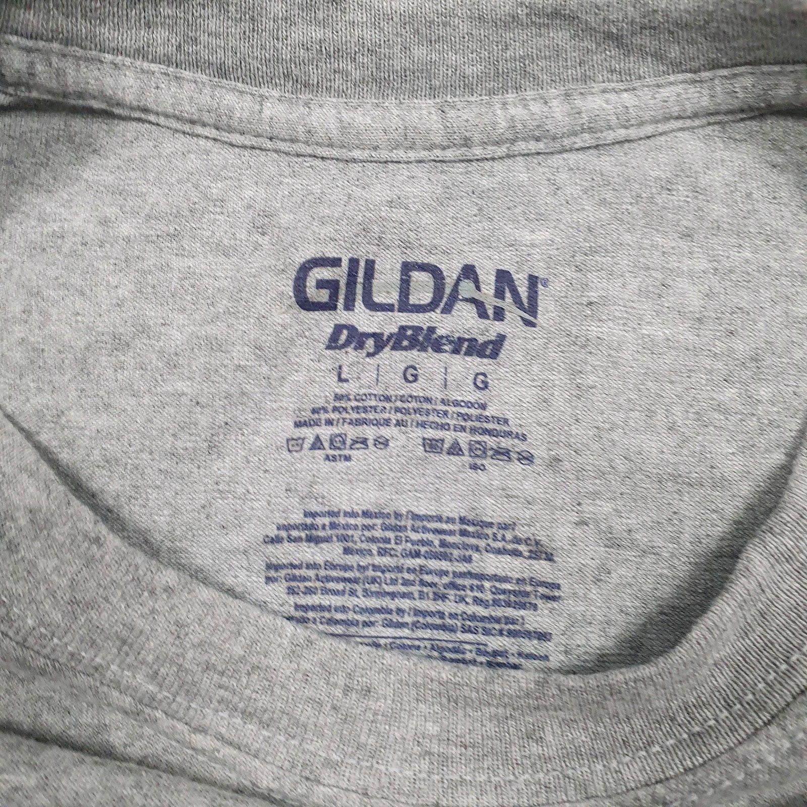 Mens Grey Gildan South Athletics  T Shirt