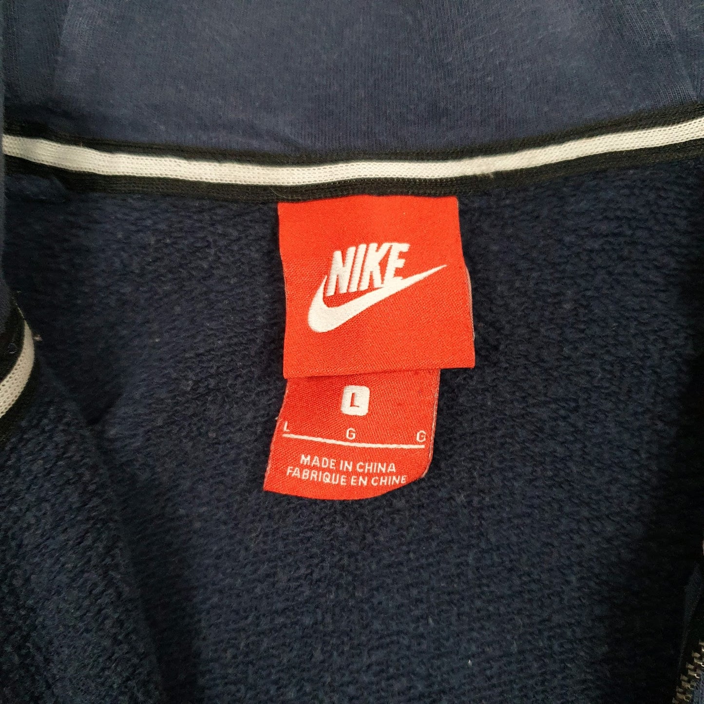 Womens Navy Nike  Full Zip Jumper