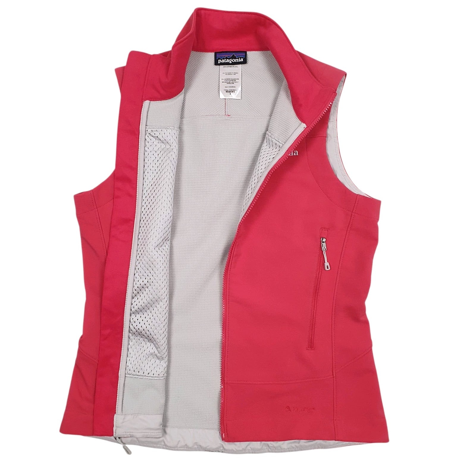 Womens Pink Patagonia Softshell Polartec  Coat
