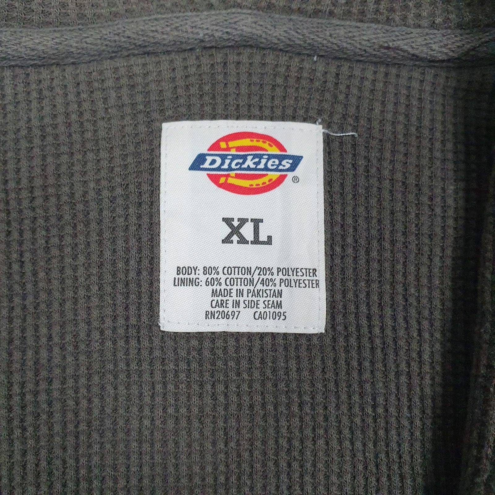 Mens Brown Dickies Workwear Padded Metro Parks Full Zip Jumper