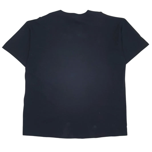 Mens Black Fruit Of The Loom Fat Cats  T Shirt
