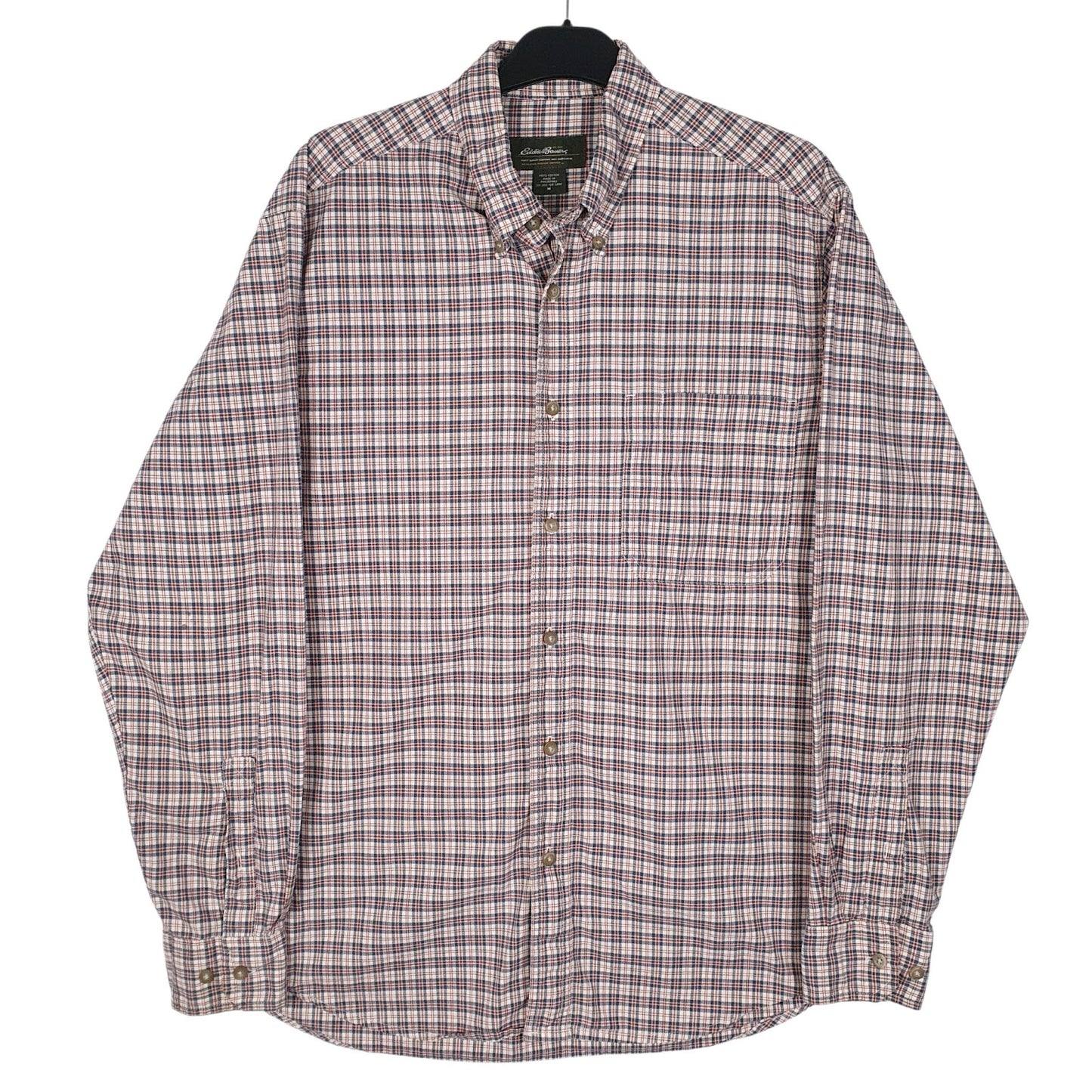 Mens Red Eddie Bauer  Long Sleeve Shirt