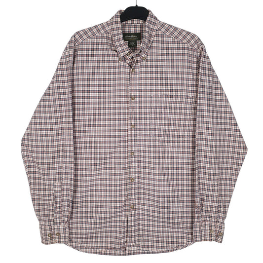 Mens Red Eddie Bauer  Long Sleeve Shirt