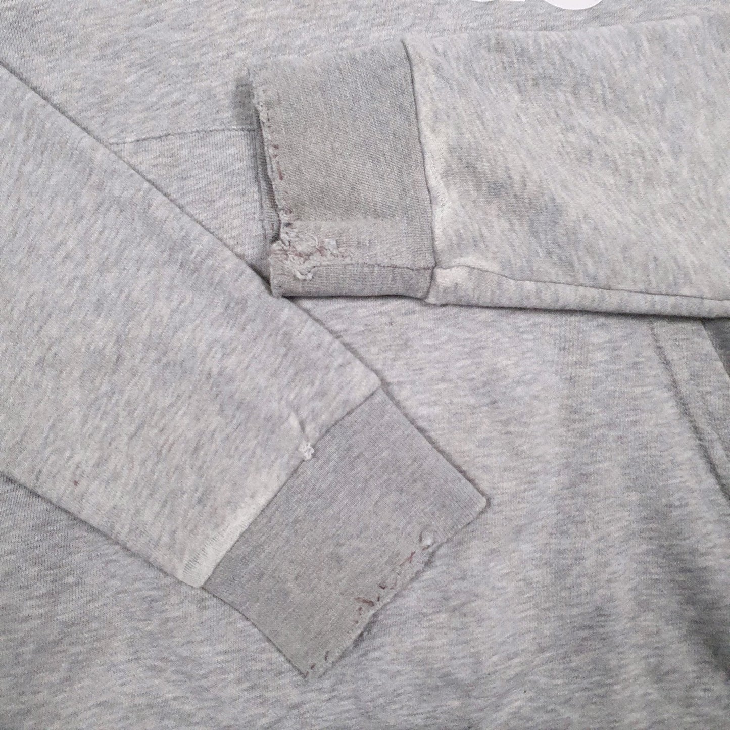Mens Grey Adidas Spellout Hoodie Jumper