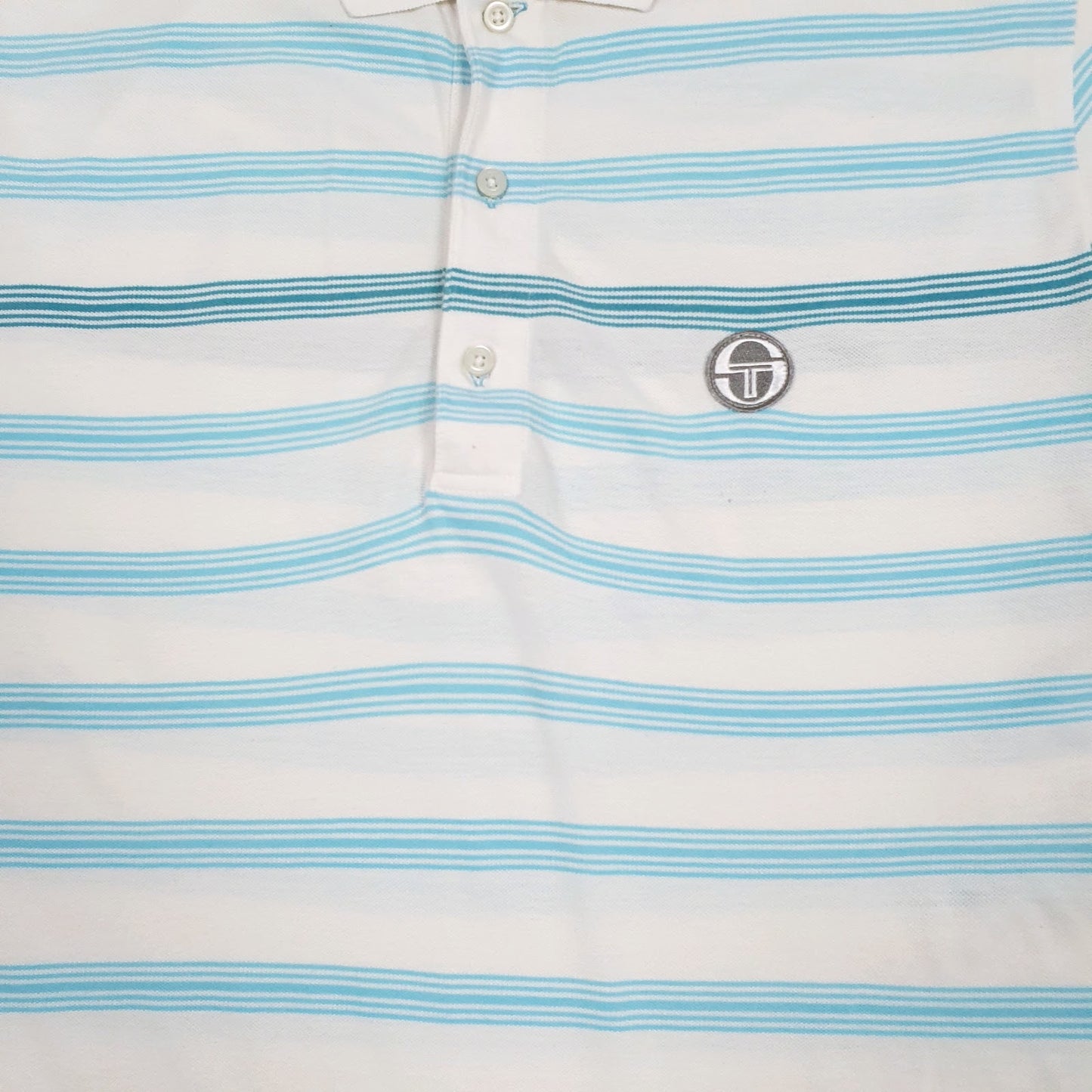 Mens White Sergio Tacchini   Polo Shirt